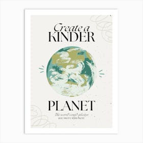 Kinder Planet Art Print