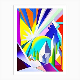 White Dwarf Abstract Modern Pop Space Art Print