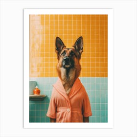 A German Shepherd Dog 4 Art Print