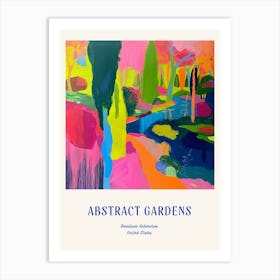 Colourful Gardens Bernheim Arboretum And Research Forest Usa Blue Poster Art Print