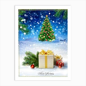 Christmas Tree 80 Art Print