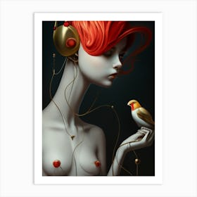 Bird Of Love 2 Art Print
