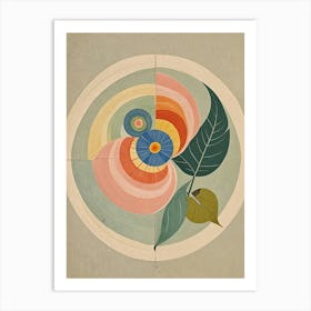 Botanical Geometry Art Print