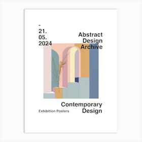 Abstract Design Archive Poster 37 Art Print