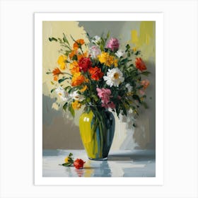 Flowers In A Vase 50 Art Print