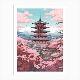 The Kiyomizu Dera Temple Kyoto Japan Art Print