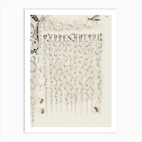 Crane Fly And Ants From Mira Calligraphiae Monumenta, Joris Hoefnagel Art Print