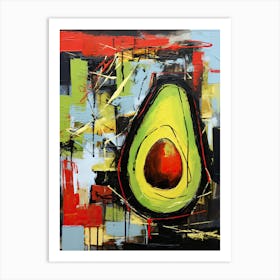 Avocado fruit 33 Art Print