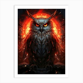 Owl Art Art Print