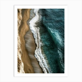 Cliffs Of California Art Print