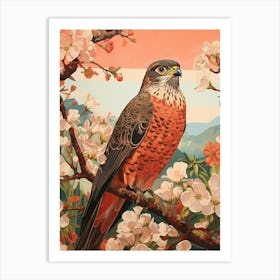 Eurasian Sparrowhawk 1 Detailed Bird Painting Art Print