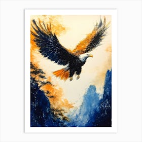 Eagle In Flight 4 Art Print