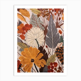 Fall Botanicals Queen Annes Lace 1 Art Print