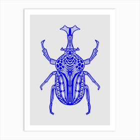 Beetle Pattern Art Print
