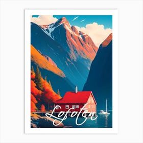 Lofoten Norway Fjord Art Print