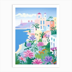 Gaeta, Italy Colourful View 1 Art Print