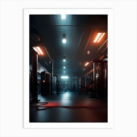 Dark Gym 2 Art Print