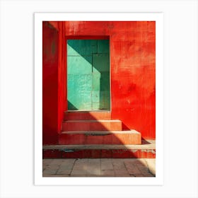 Red Door 1 Art Print