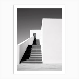 Paphos, Cyprus, Black And White Photography 1 Art Print