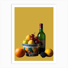 Bowl Of Fruit Art Print