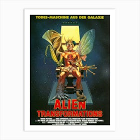 Alien Transformations, Movie Poster Art Print