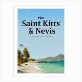 Saint Kitts And Nevis Art Print