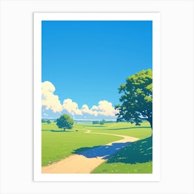 Landscape Painting Art Print