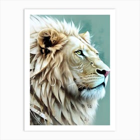 Lion art 57 Art Print