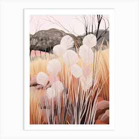 Fountain Grass 1 Flower Painting Art Print
