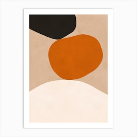 Abstract minimalist strokes 6 Art Print