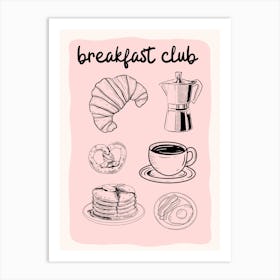 Breakfast Club Art Print