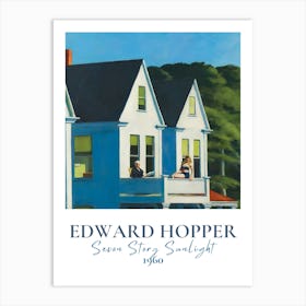 Edward Hopper Seven Story Sunset Art Print