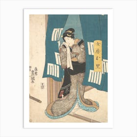 Print 10 By Utagawa Kunisada Art Print