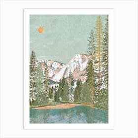 Yosemite National Park Art Print Art Print