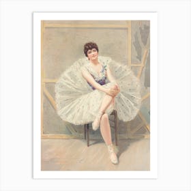 The Belle Of The Ballet; Julius Mendes Art Print