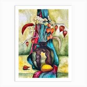 Flowers In A Vase Art Print