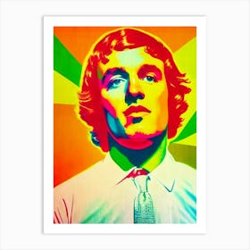 Joe Cocker Colourful Pop Art Art Print