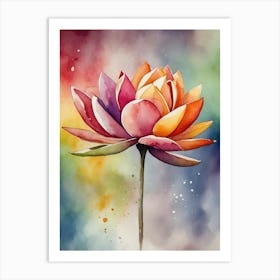 Lotus Flower 7 Art Print