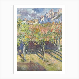 Le Cours Du 14 Juillet Vu De La Maison, Claude Monet Art Print
