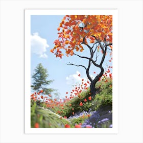 Tree In Bloom Art Print