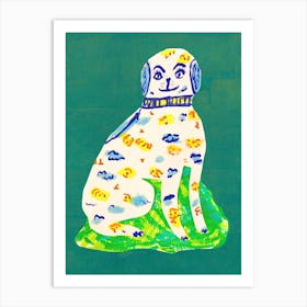 Ceramic Dog Art Print