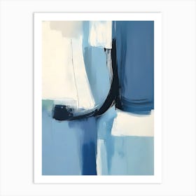 Abstract Blue Painting 2 Art Print