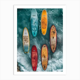 Surfboards 8 Art Print