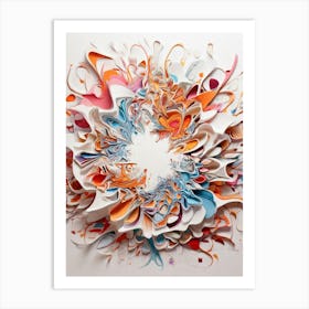 Paper Sculpture 4 Art Print