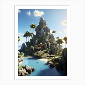 Peaceful Island Art Print