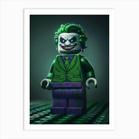 Lego Joker Art Print