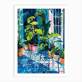 Room With Plants 7 Art Print