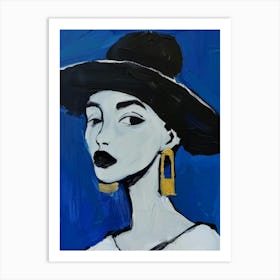 Black Hat 1 Art Print