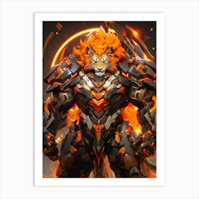 Lion Art Art Print