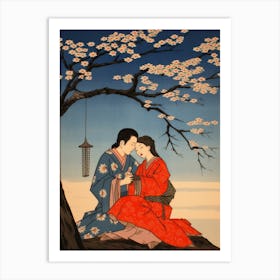 Nachi Katsuura, Japan Vintage Travel Art 4 Art Print